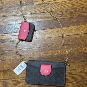 Coach signature poppy crossbody bag